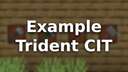 Example Trident CIT Minecraft Texture Pack