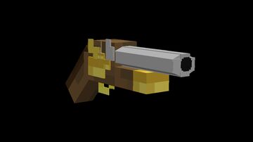 Flintlock Pistol 3D Model Minecraft Texture Pack