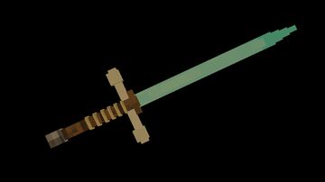Diamond / Bone Sword 3D Model Minecraft Texture Pack
