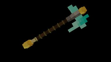 Diamond Axe 3D Model Minecraft Texture Pack