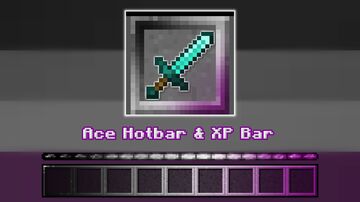Ace Hotbar & XP Bar Minecraft Texture Pack