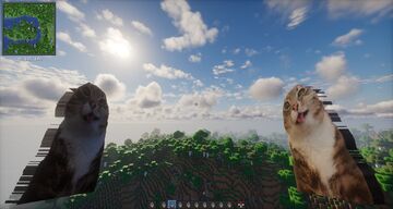 Rigby Cat Totem Minecraft Texture Pack