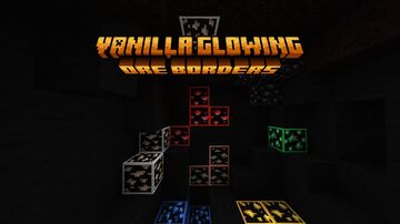 Vanilla Glowing Ore Borders (No Optifine/Mods required + Sodium Compatible) Minecraft Texture Pack