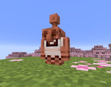 Copper Golem Maid Minecraft Texture Pack