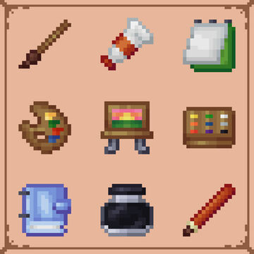 Drawing items 16x16  pack #53 Minecraft Texture Pack