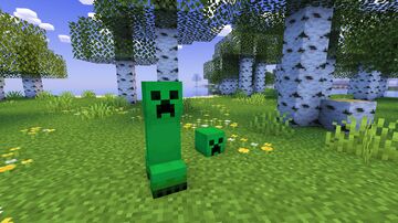 Enhanced creepers Minecraft Texture Pack