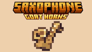 Saxophone Goat Horns Minecraft Texture Pack