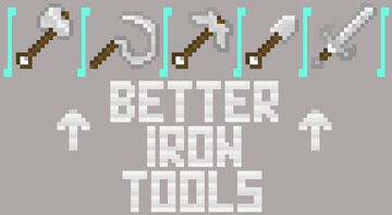 Better Iron Tools Minecraft Texture Pack