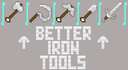 Better Iron Tools Minecraft Texture Pack