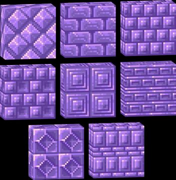 More Amethyst Blocks Minecraft Texture Pack