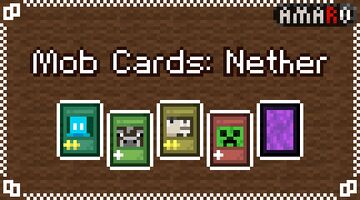 Mob Cards: Nether Minecraft Texture Pack