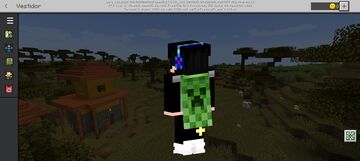 Capa de Creeper Minecraft Texture Pack