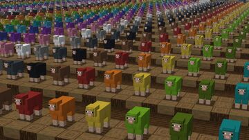 Template Unique Sheep Minecraft Texture Pack