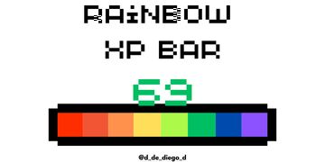 RAINBOW BAR XP Minecraft Texture Pack