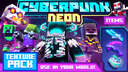 Cyberpunk Neon Minecraft Texture Pack