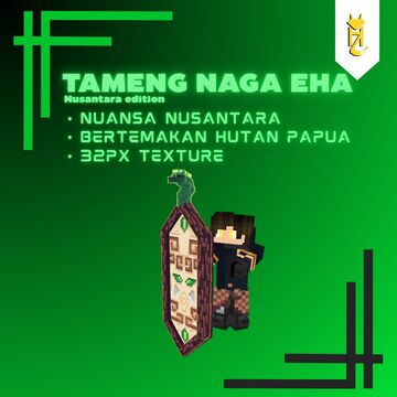 Tameng Naga Eha || 3D Minecraft Model Minecraft Texture Pack