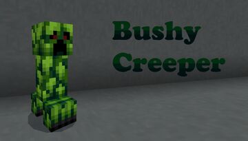Bushy Creeper Minecraft Texture Pack