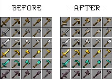 Better tools Minecraft Texture Pack