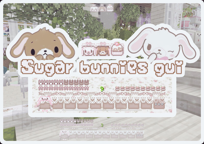 ꪆৎ .* Sugar Bunnies GUI ･*.ꪆৎ ···▸﻿ be/pe 1.21+