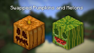 Pumpkins and Melons Swapped Minecraft Texture Pack