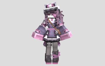 (YSM mod) Vtuber - FallenShadow (Military outfit) v1.1 Minecraft Texture Pack