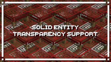 Solid Entity Transparency Support Minecraft Texture Pack