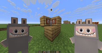LABUBU TOTEM OF UNDYING 1.21.8 Java Edition Texture Pack Minecraft Texture Pack