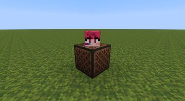 (Unofficial) Kasane Teto Voice Fragment Pack Minecraft Texture Pack