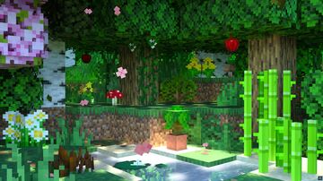 Better Foliage Addon/Texture Pack for Bedrock (Falling Leaves Update!) Minecraft Texture Pack