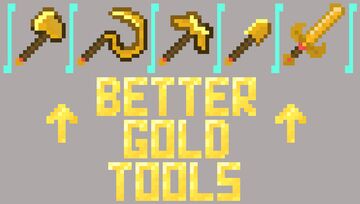 Better Golden Tools Minecraft Texture Pack