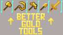 Better Golden Tools Minecraft Texture Pack