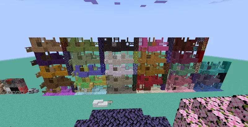 wood update sorry for the unfinished textures there's so much wood to texture and i'm tired of working on this update