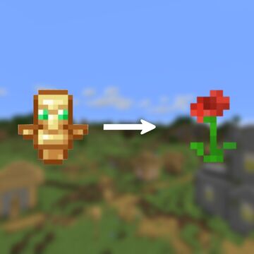 Totem of undying as a Poppy rose! Minecraft Texture Pack