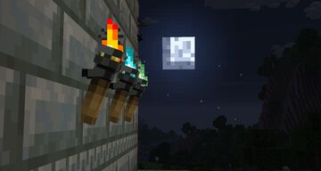 Eaves' Medieval Torches Minecraft Texture Pack