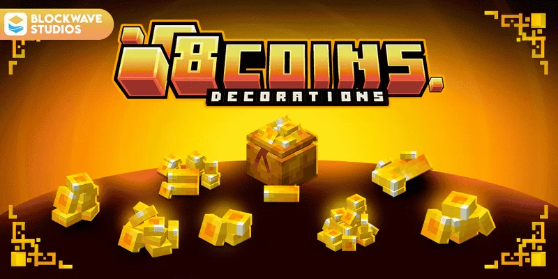 Coin Shop Minecraft 8 | Stack of Coins Decoration Minecraft Texture Pack