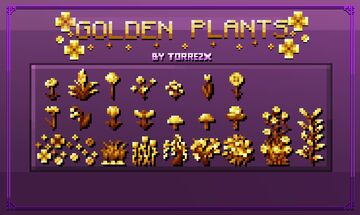 Torrezx-Golden plants Minecraft Texture Pack