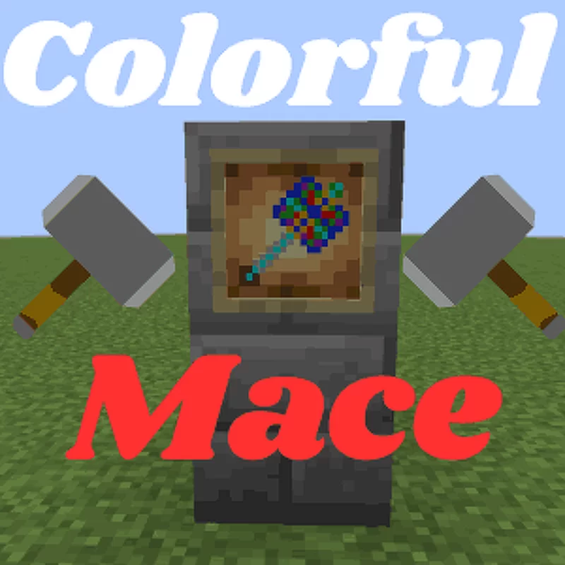 Colourful Mace (1.21-26.1.1) Minecraft Texture Pack