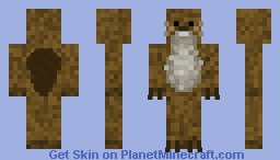 Realistic beaver Minecraft Skin