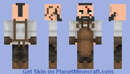 Кузнец из города магий Edison Minecraft Skin