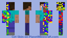 corupted steve Minecraft Skin