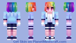 Rainbow Dash Minecraft Skin
