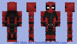 Депнул | Дедпул | Deadpool | Готовый персонаж Minecraft Skin