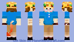 007n7 - Forsaken - w/tail Minecraft Skin