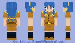 Michigami Nareko (Touhou 20: Fossilized Wonders) Minecraft Skin