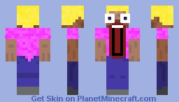 Cursed Steve Minecraft Skin