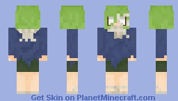 Suika (W/ Watermelon) - Dr. Stone Minecraft Skin