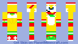 christmas tails (fanmade) Minecraft Skin