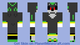 android shadow (green) v2 Minecraft Skin