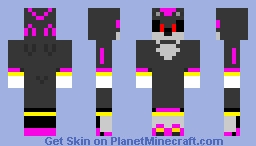 android shadow (pink) Minecraft Skin