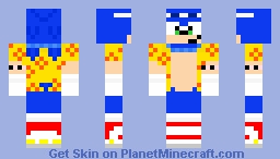 summer sonic v2 Minecraft Skin